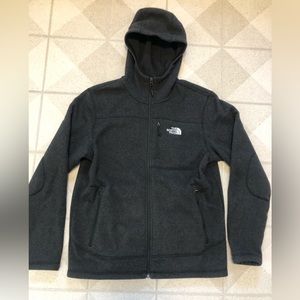 Men’s North Face fleece hooded jacket